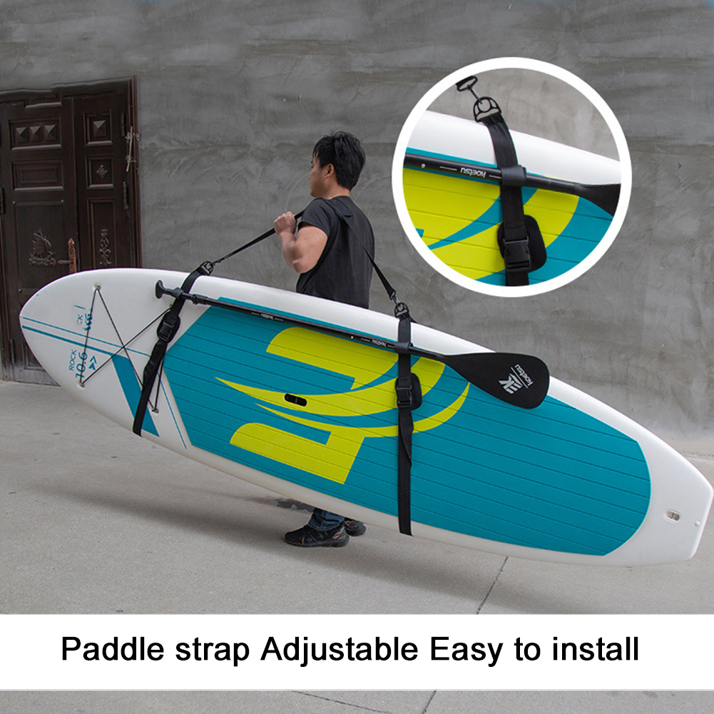 Fishing Kayak Paddle - Surfboard Shoulder Strap Portable Surfboard Shoulder