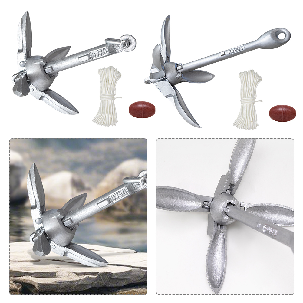 0.7/1.5KG Grapnel Anchor with  - Fishing Kayak Anchor recensione e prezzo