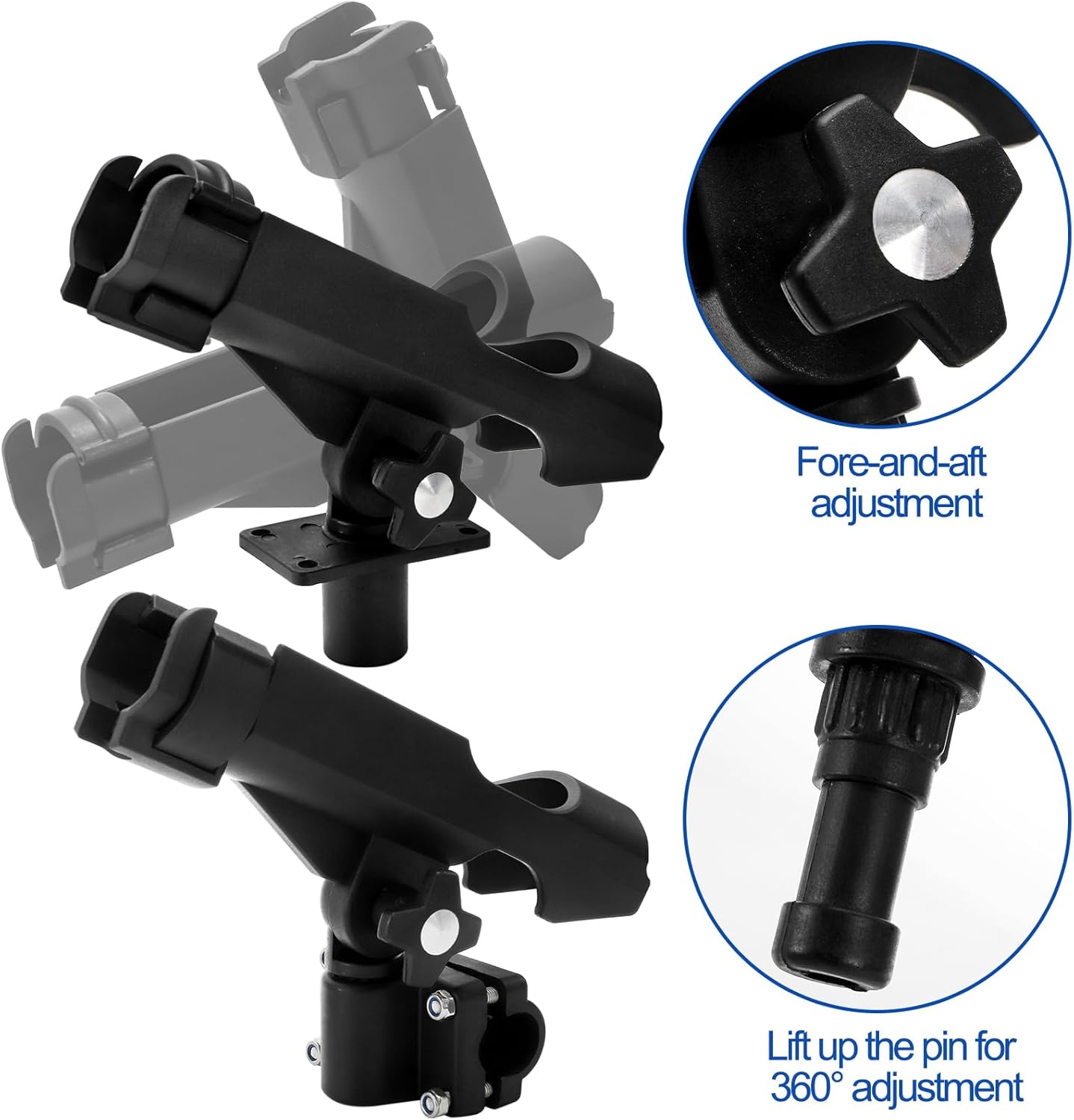 2 Pack Fishing Rod Holder with - Fishing Kayak Rod Holder recensione e prezzo