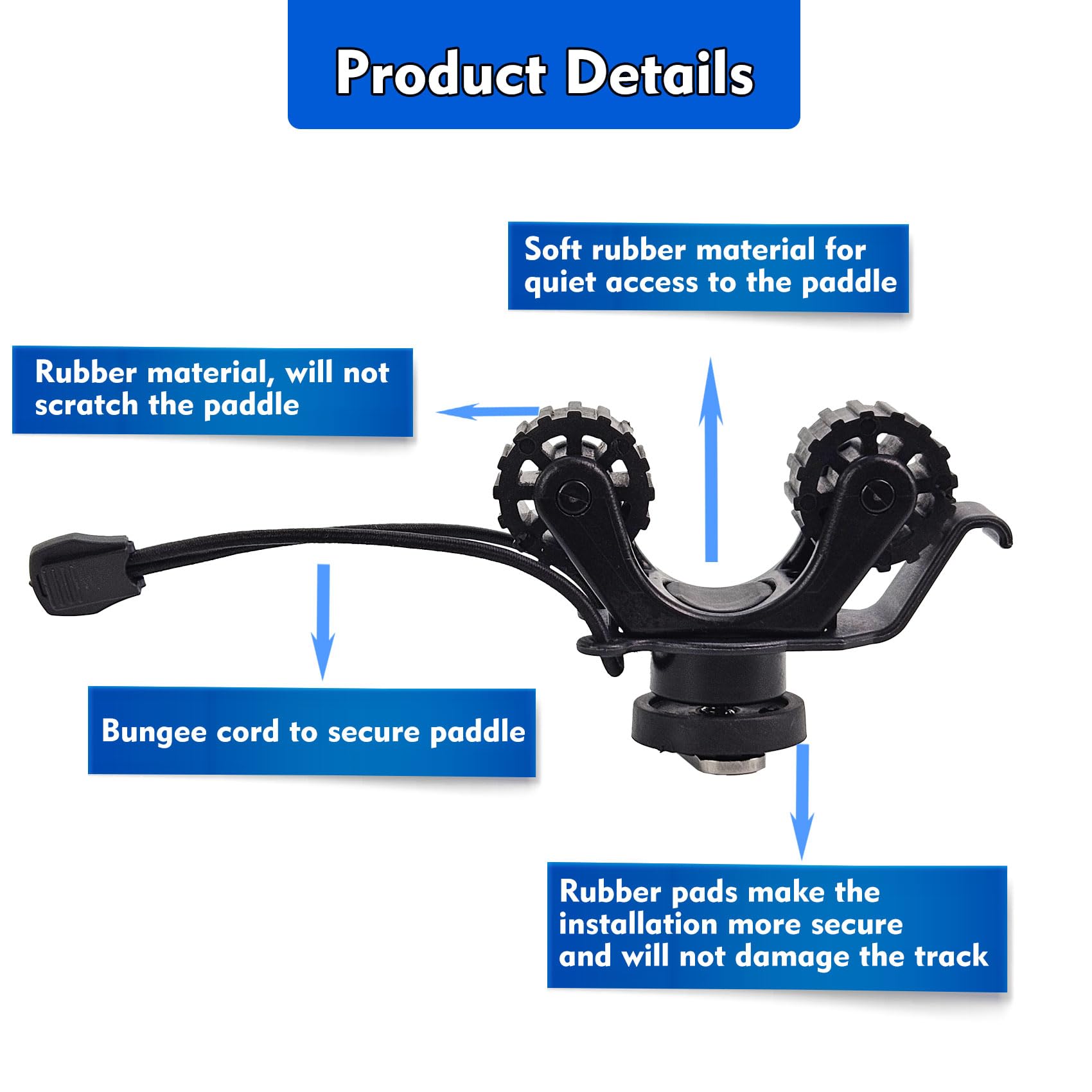 Kayak Rail Paddle Holder Kayak - Fishing Kayak Storage Bag recensione e prezzo
