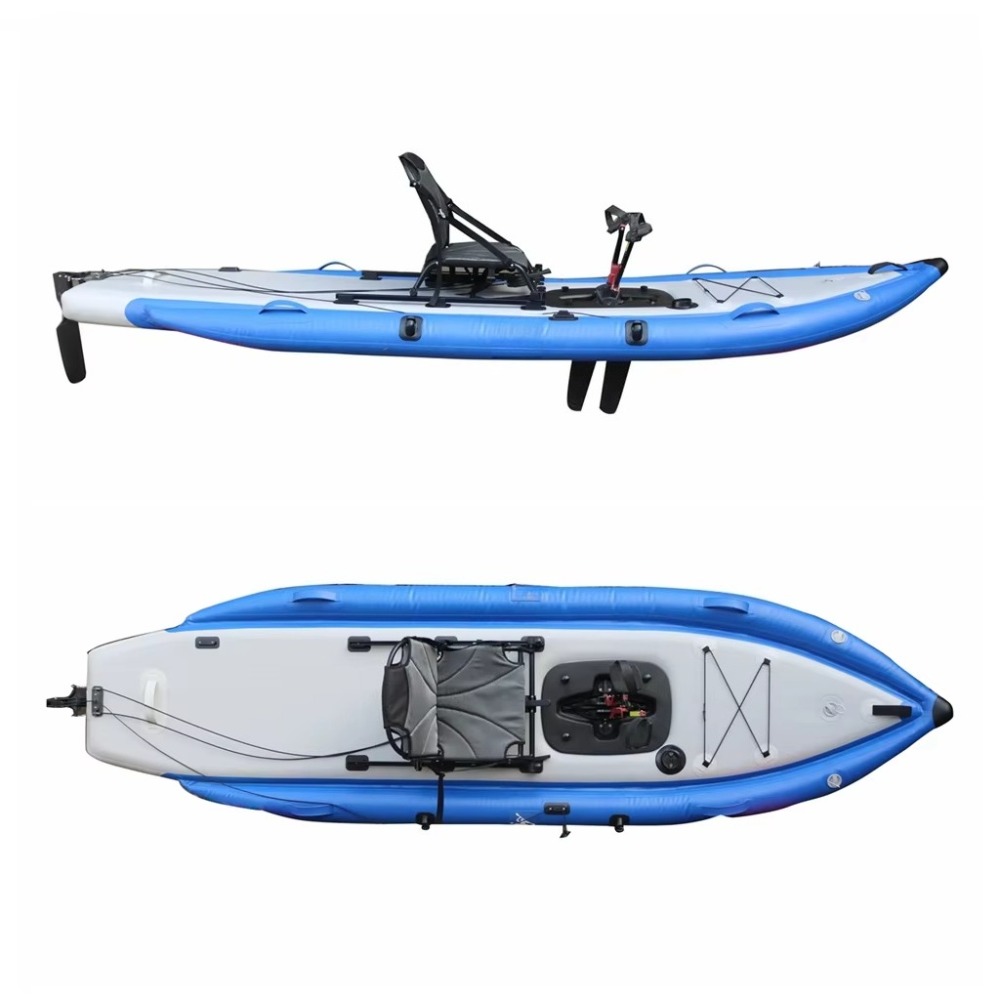 12ft Single Sit-On-Top Inflata - Fishing Kayak Pedal Drive recensione e prezzo