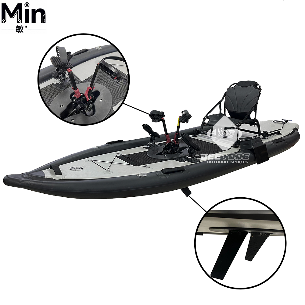 1000D PVC Inflatable Pedal Dri - Fishing Kayak Pedal Drive recensione e prezzo