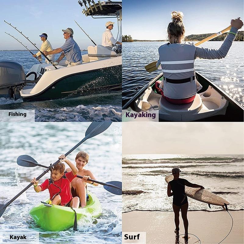 Adjustable Elastic Kayak Rod L - Fishing Kayak Paddle Leash recensione e prezzo