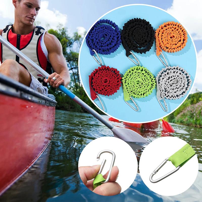 Adjustable Elastic Kayak Rod L - Fishing Kayak Paddle Leash recensione e prezzo