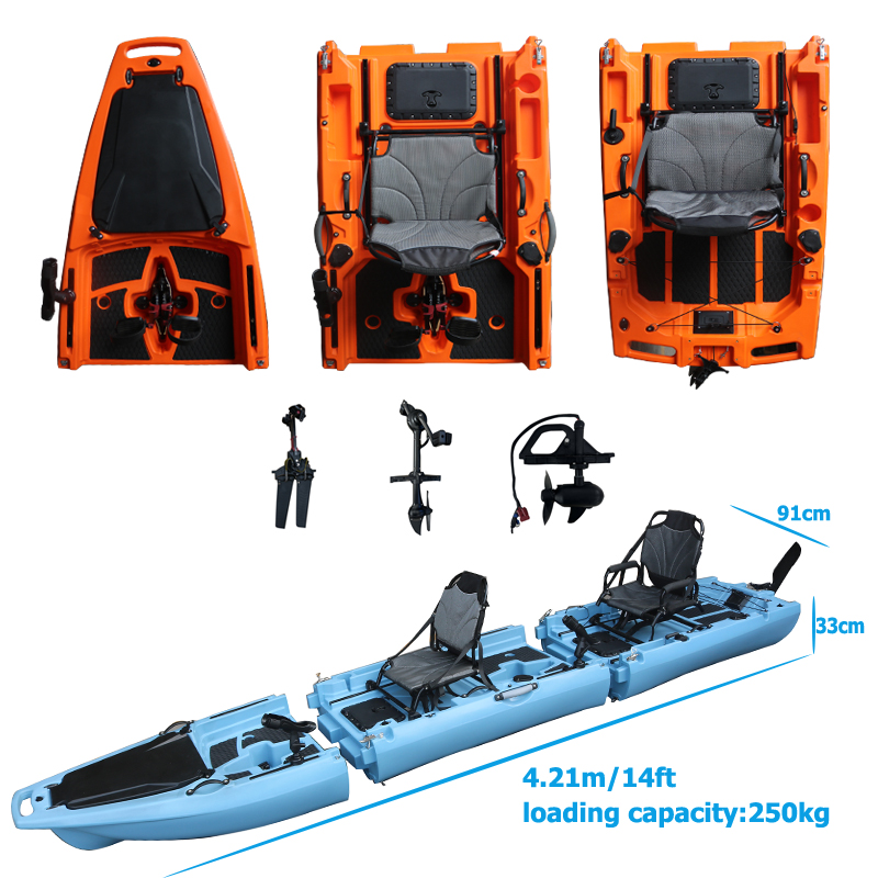 14FT 2 Person Detachable  Peda - Fishing Kayak Sit In recensione e prezzo
