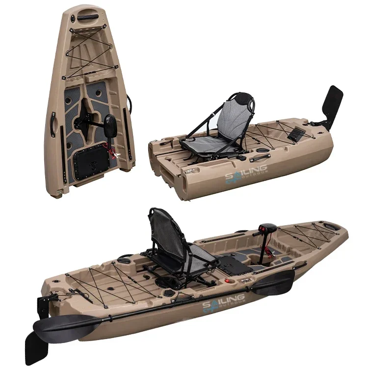 9.5ft 1 Person Folding Plastic - Fishing Kayak Pedal Drive recensione e prezzo