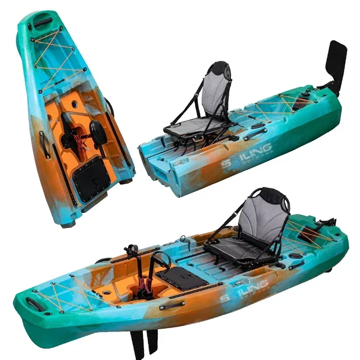 9.5ft 1 Person Folding Plastic - Fishing Kayak Pedal Drive recensione e prezzo