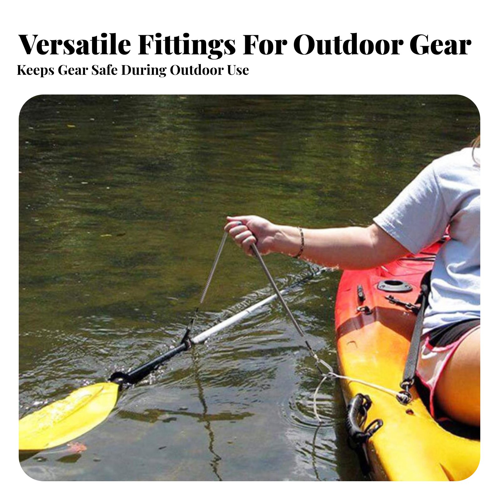 Retractable Rod Leash Adjustab - Fishing Kayak Paddle Leash recensione e prezzo