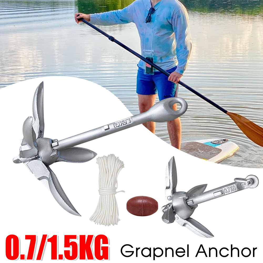 0.7/1.5KG Grapnel Anchor Folda - Fishing Kayak Anchor recensione e prezzo