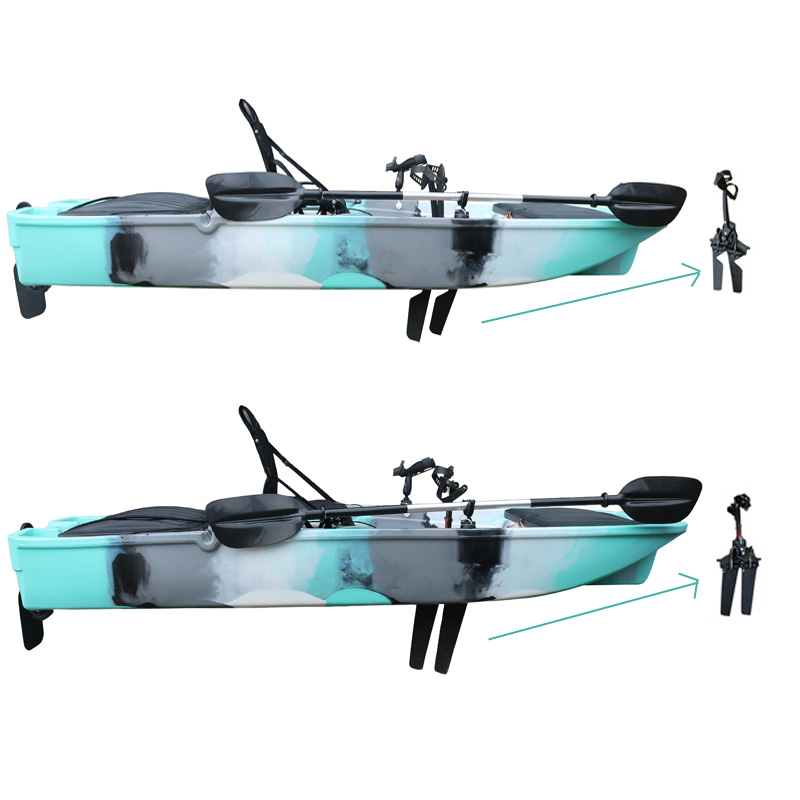 10FT Single Seat LLDPE Sit On  - Fishing Kayak Pedal Drive recensione e prezzo