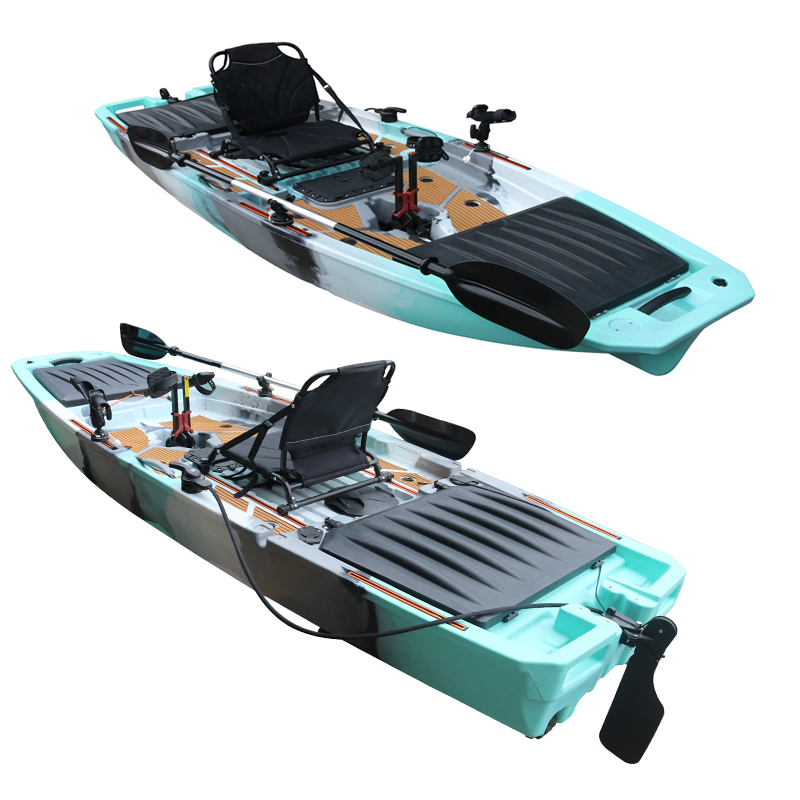 10FT Single Seat LLDPE Sit On  - Fishing Kayak Pedal Drive recensione e prezzo