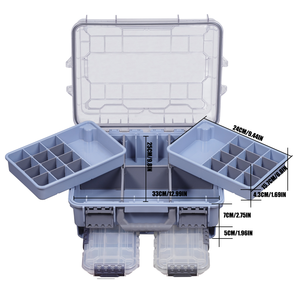 SAMOLLA Fishing Tackle Box Lar - Fishing Kayak Crate recensione e prezzo