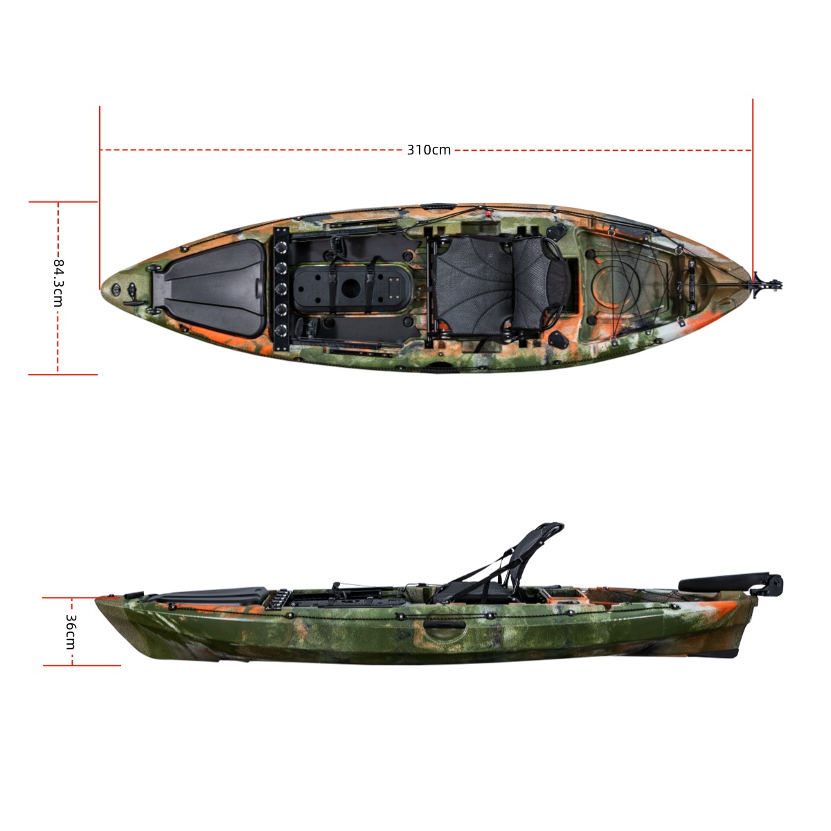 LSF First-class Single Fishing - Fishing Kayak Sit On Top recensione e prezzo