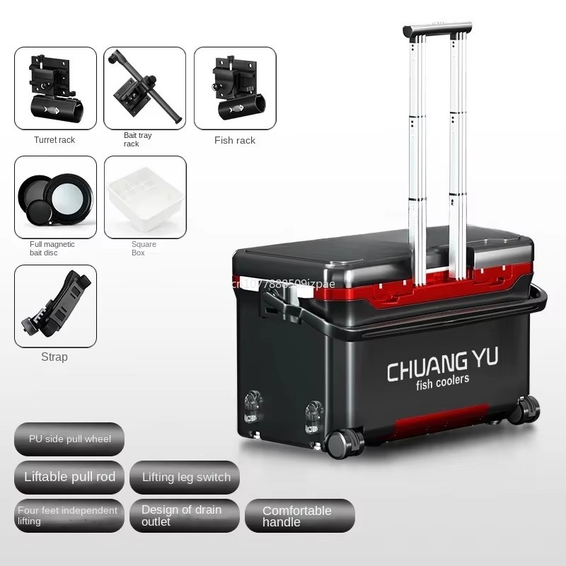36L Tackle Box Outdoor Trolley - Fishing Kayak Crate recensione e prezzo