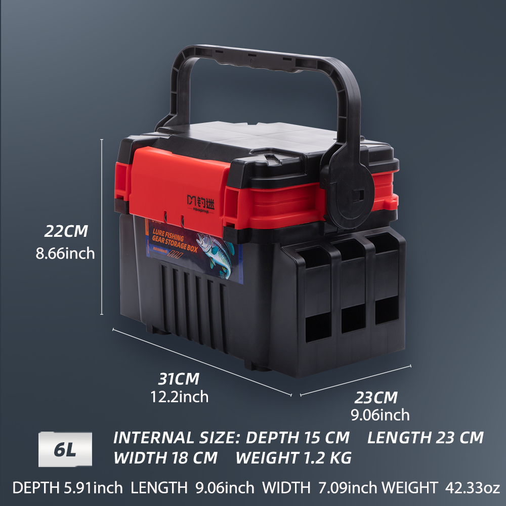 Fishingfans 6L 12L Fishing Box - Fishing Kayak Crate recensione e prezzo